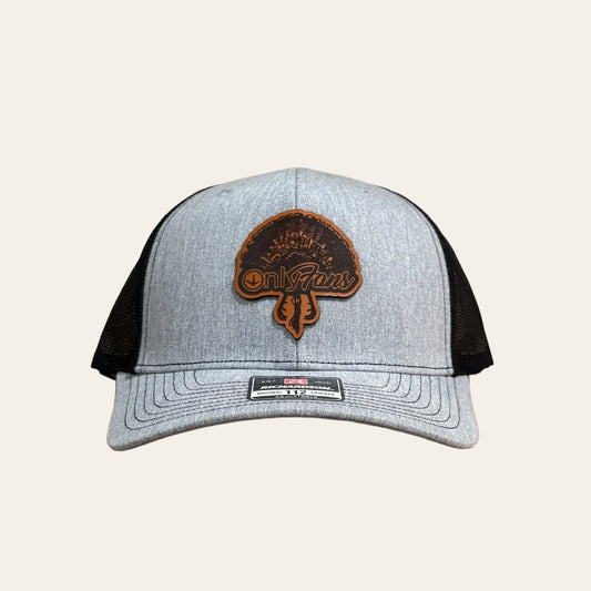 Richardson 112 hat with Turkey themed OnlyFans laser engraved patch