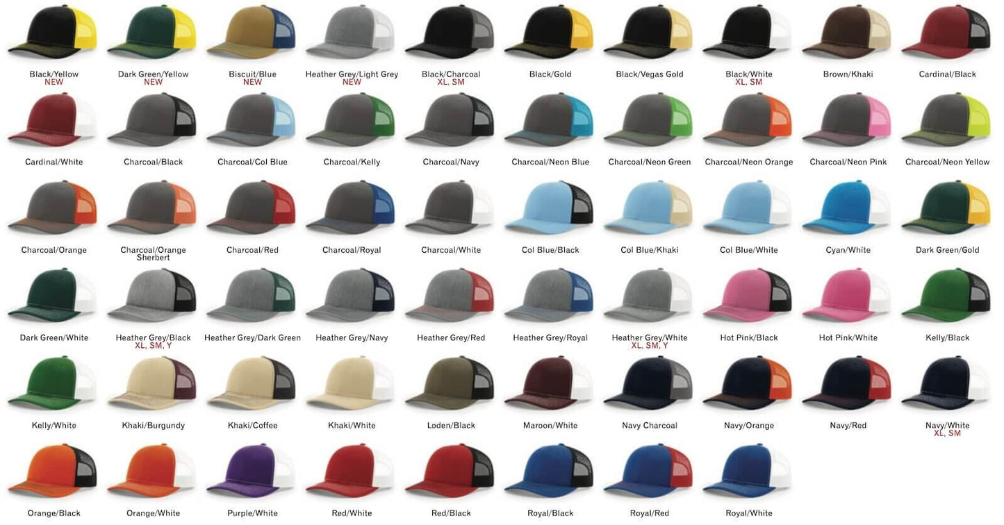 PAWPAW Engraved Leather Patch Hat - Richardson 112