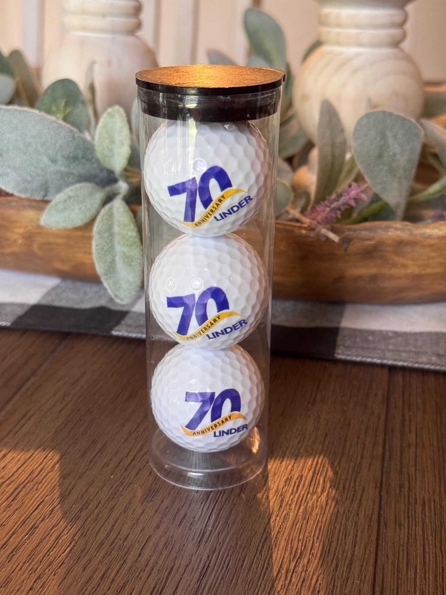 Custom Golf Balls: Full Color Photo/Logo Print - Set of 3