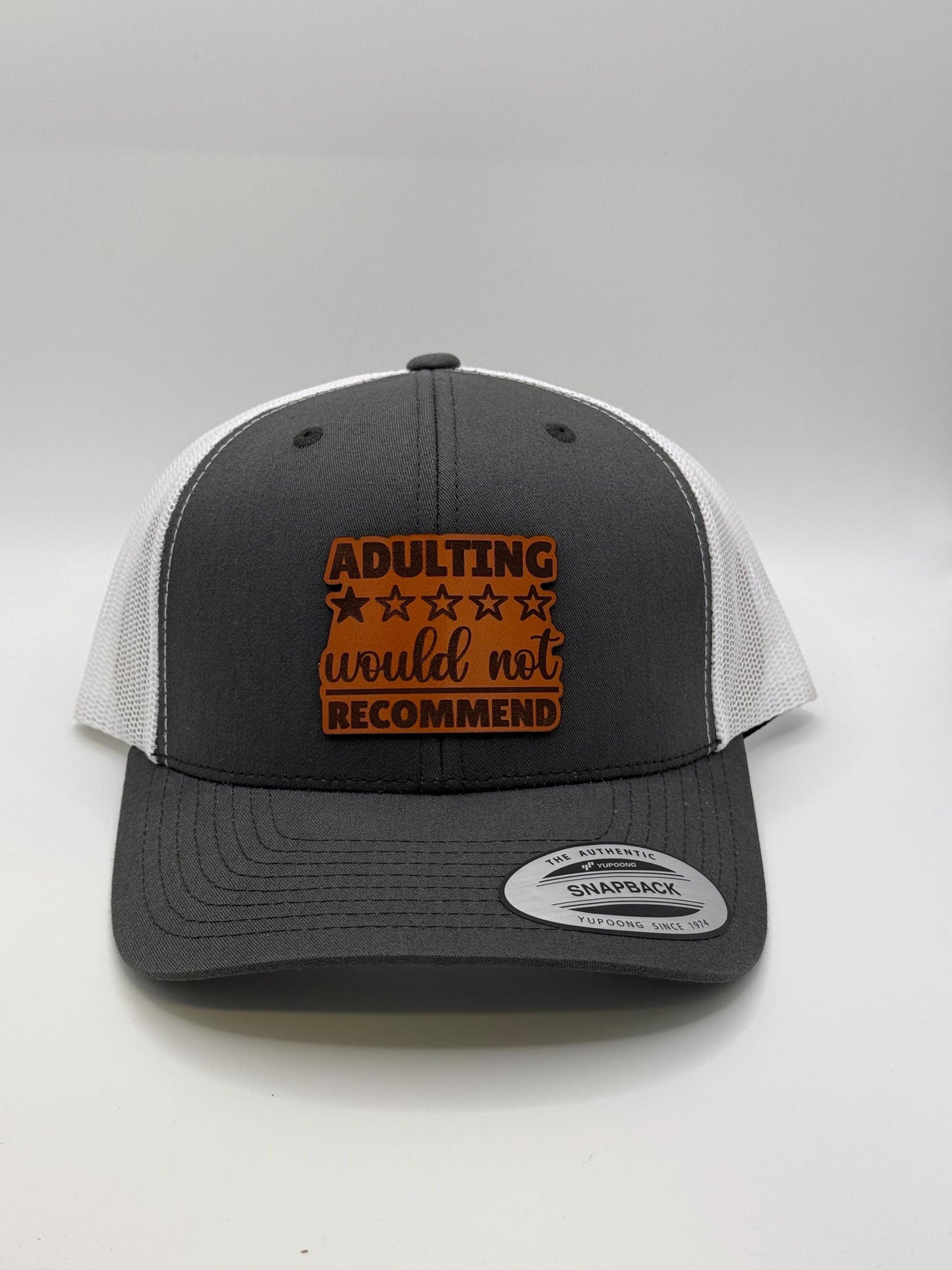 Funny Sarcastic Adulting 1 Star review hat