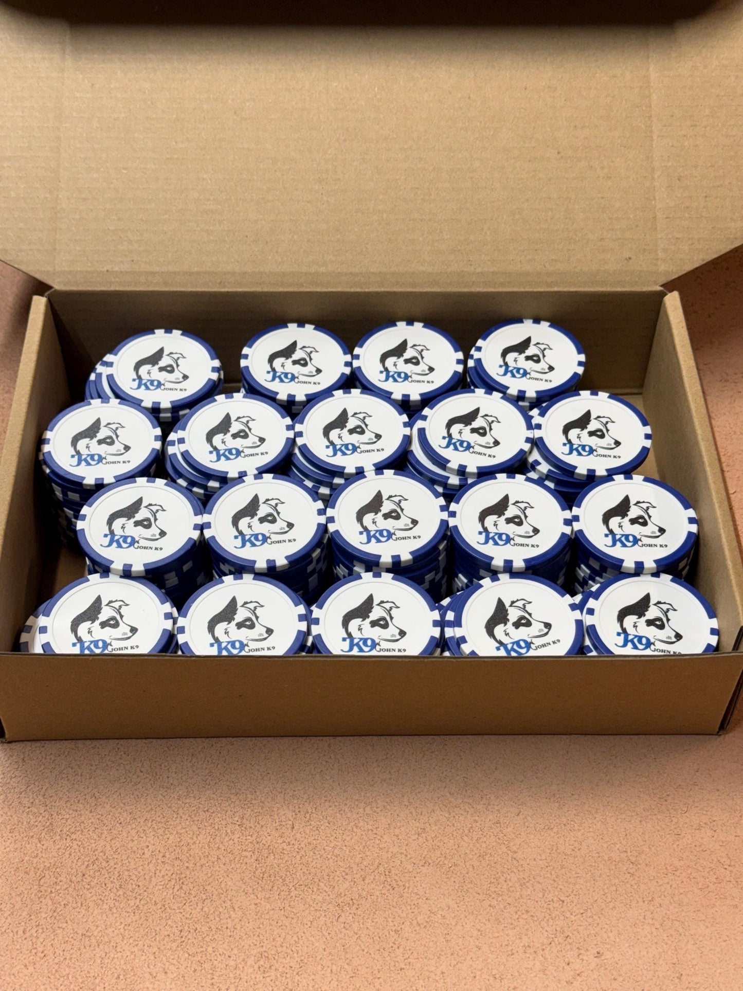 Custom Poker Chips, UV printed with logo, photo, text, design, monogram, etc