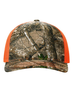 Richardson 112PFP — Realtree Edge/Neon Orange