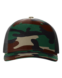 Richardson 112PFP — Green Camo/Black