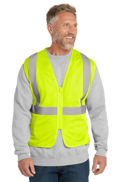 Custom ANSI Class 2 Safety Vest — CornerStone CSV101 — Safety Yellow