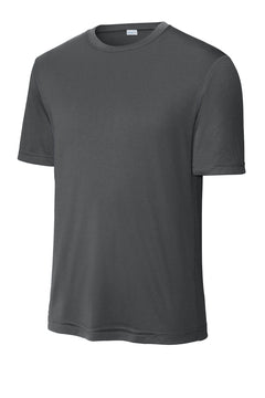 Custom Printed Performance Tee — Sport-Tek ST350 — Iron Grey