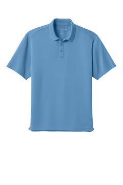 Custom Embroidered Performance Pique Polo — Port Authority K240 — Carolina Blue