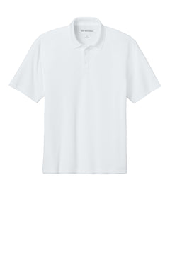 Custom Embroidered Performance Pique Polo — Port Authority K240 — White