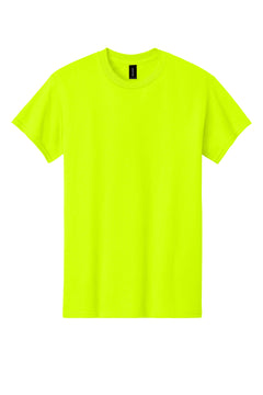 Custom Printed Work Tee — Gildan 5000 — Safety Green