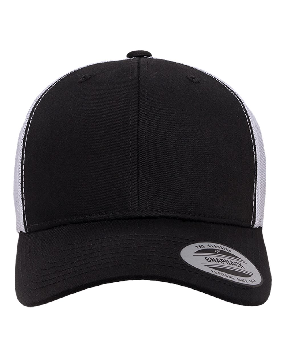Yupoong 6606 — Black/White