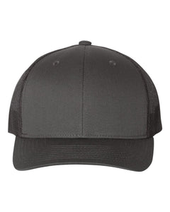 Yupoong 6606 — Charcoal/Black