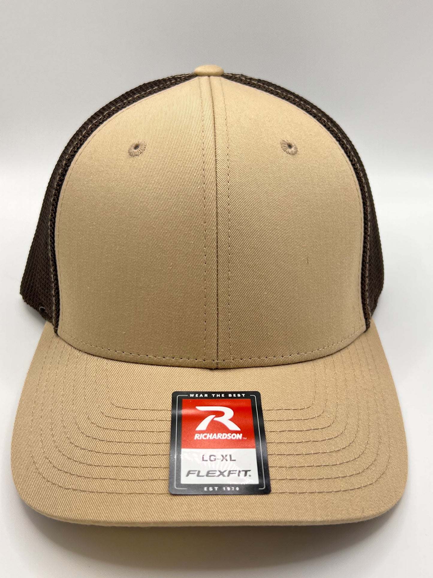 Richardson 112 hat with elk themed laser engraved patch