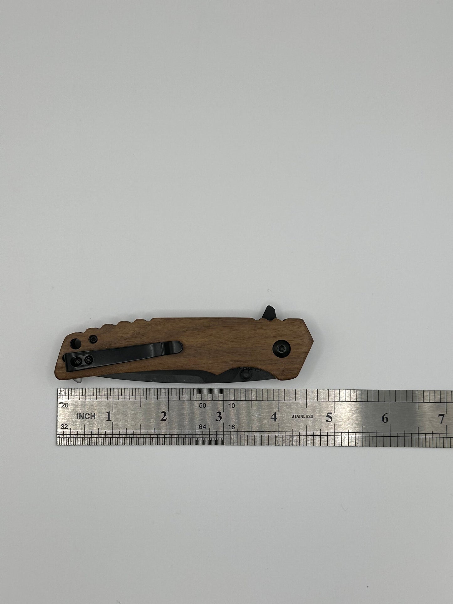 Engraved Wood Pocket Knife: Personalized Folding Knife, Groomsman Gift
