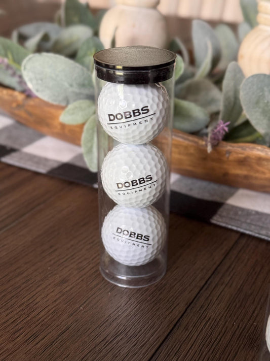 Custom Logo Golf Balls - Set of 3 - Full Color Print