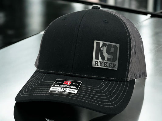 Richardson 112 K9 Patch Trucker Hat - Personalized K9 Name
