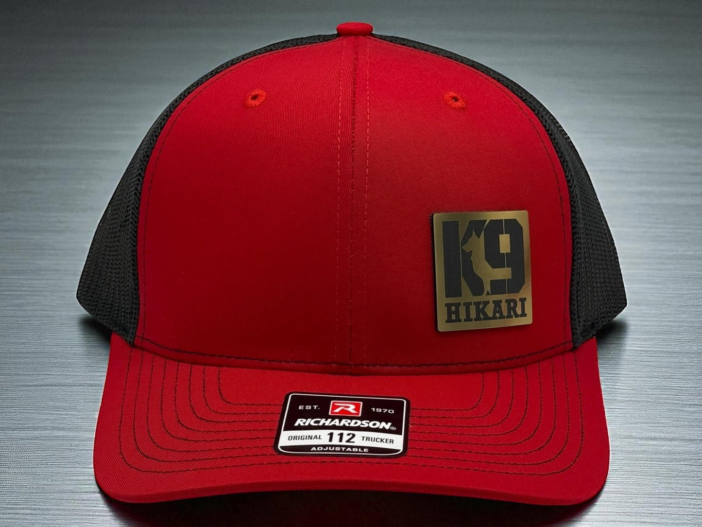 Richardson 112 K9 Patch Trucker Hat - Personalized K9 Name