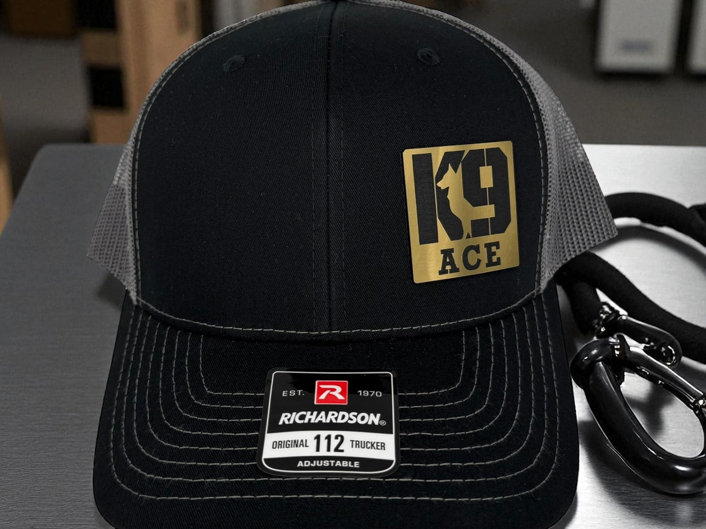 Richardson 112 K9 Patch Trucker Hat - Personalized K9 Name