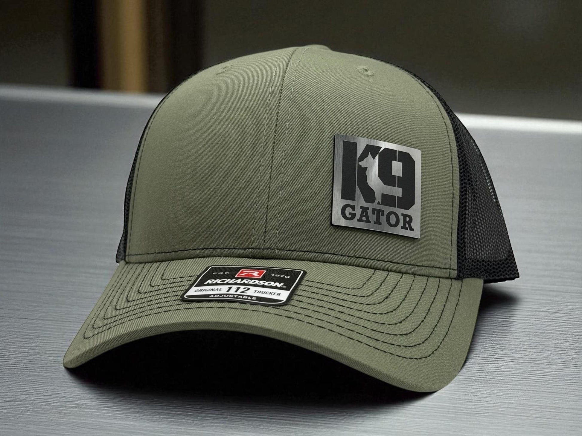 Richardson 112 K9 Patch Trucker Hat - Personalized K9 Name
