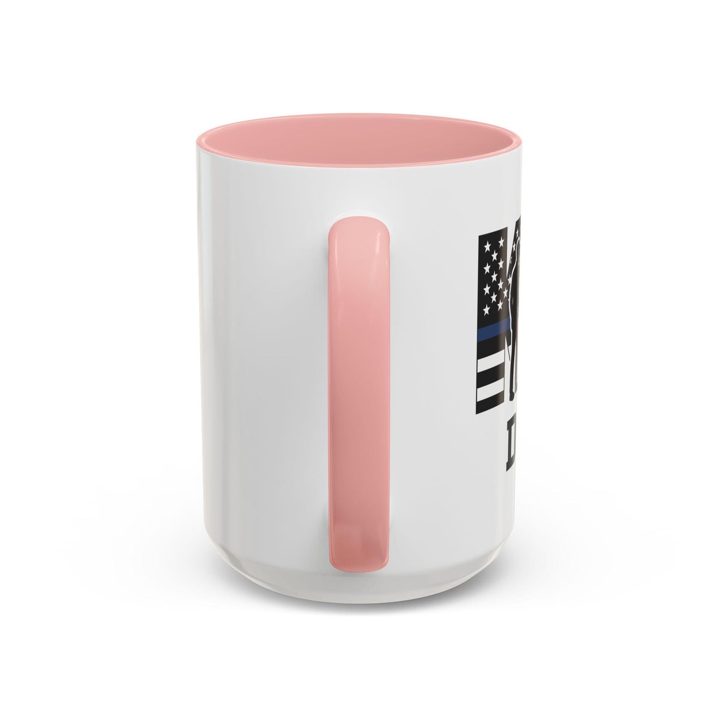 Customizable K9 Silhouette Mug | Personalized Police K9 Name, Coffee Cup