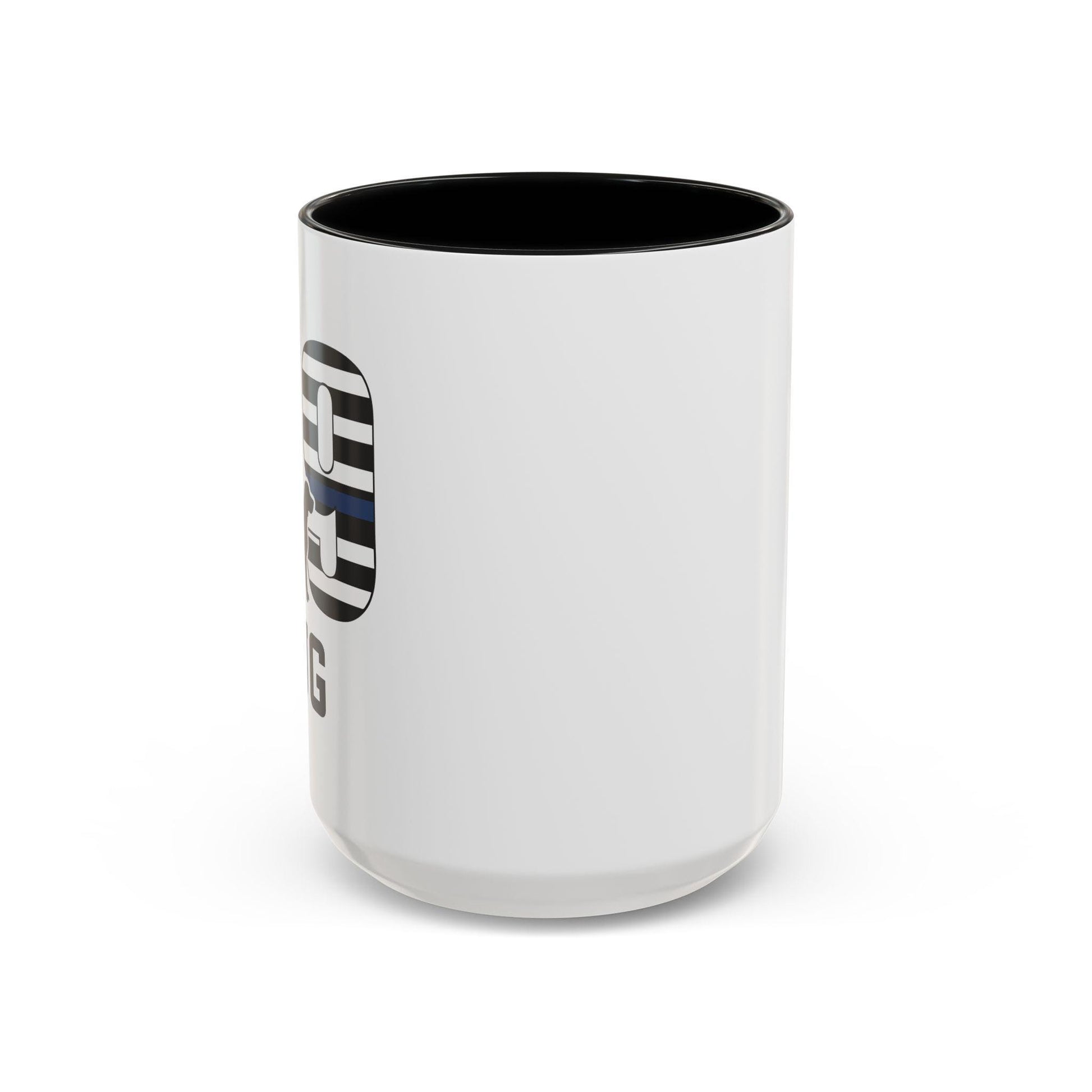 Customizable K9 Silhouette Mug | Personalized Police K9 Name, Coffee Cup